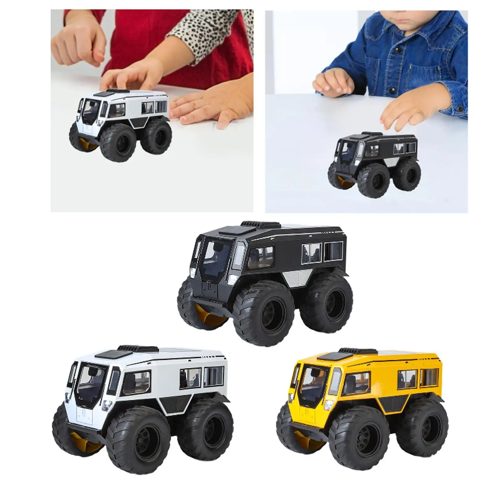 1/24 RC Crawler Car Sound and Light Effects All Terrain High Simulation Design Hobby Toy 4WD Mini RC Rock Crawler Girl Boys Kids