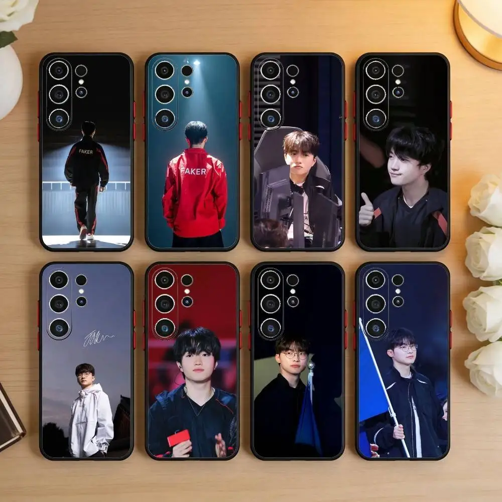 

B-Keria Phone Case For Samsung S26,S25,S24,S23,S22,S21,S20,Ultra,Plus,FE Black Soft Cover