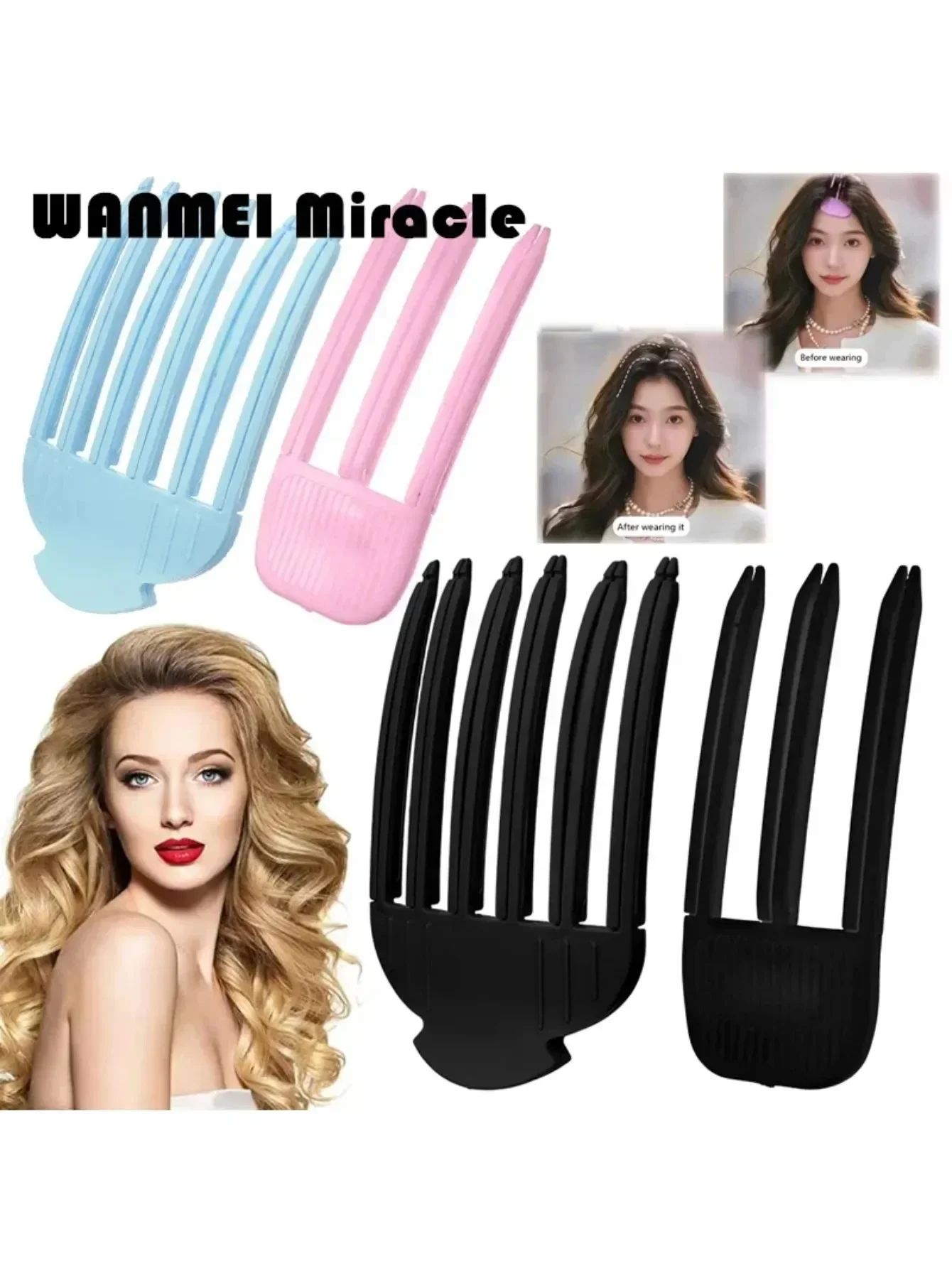 

1/2 шт. Зажимы для завивки волос без нагрева, для естественного объема и текстуры, инструмент для укладки волос без тепла, для самостоятельного ухода за волосами, для прикорневого объема и текстуры