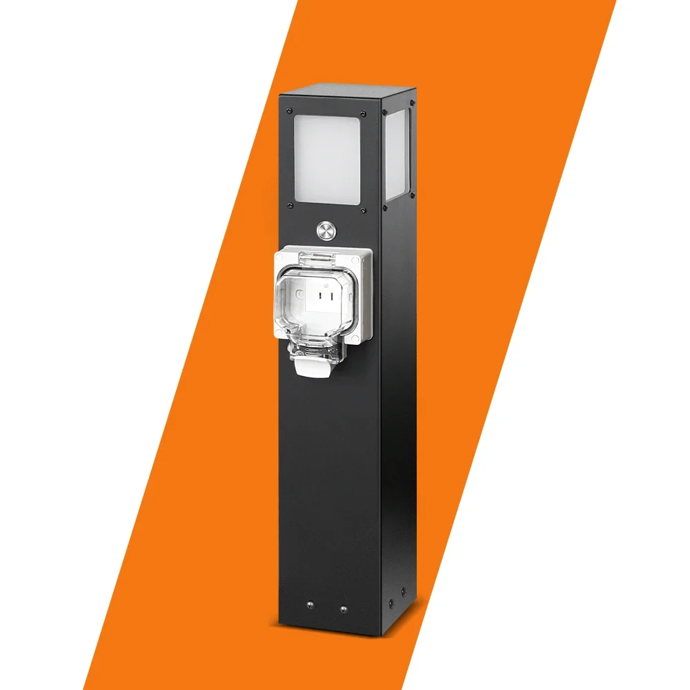Garden outdoor waterproof charging station socket