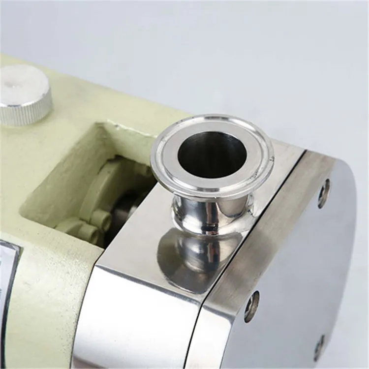 2.2kw Food Grade Rotary Cam Pump | Stainless Steel Sanitary Lobe Pump for High Viscosity Chocolate Paste & Cream