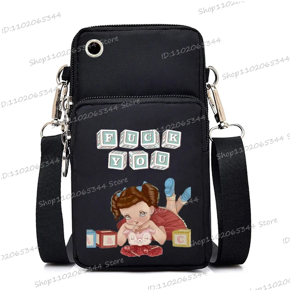 Melanie Martinez Portals Tour Crossbody Bags Women Men Aesthetic Music Album Purse Handbags Melanie Martinez Mini Phone Bag