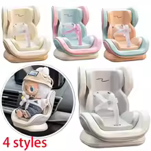 4 Styles For Car Doll Safety Seat Cartoon Chair Model Kawaii Doll Seat Outlet Decor Car Interior Styling Labubu Accessories