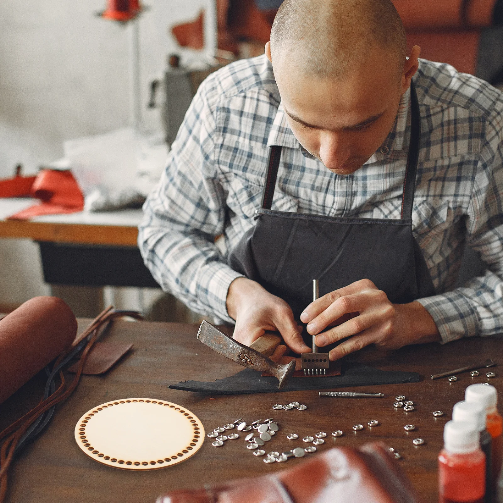 

2Pcs Wood Bag Bottom Natural Solid Wooden Base Durable Smooth DIY Crochet Basket Bottom Shaper Pad for Handbag Crossbody Bucket