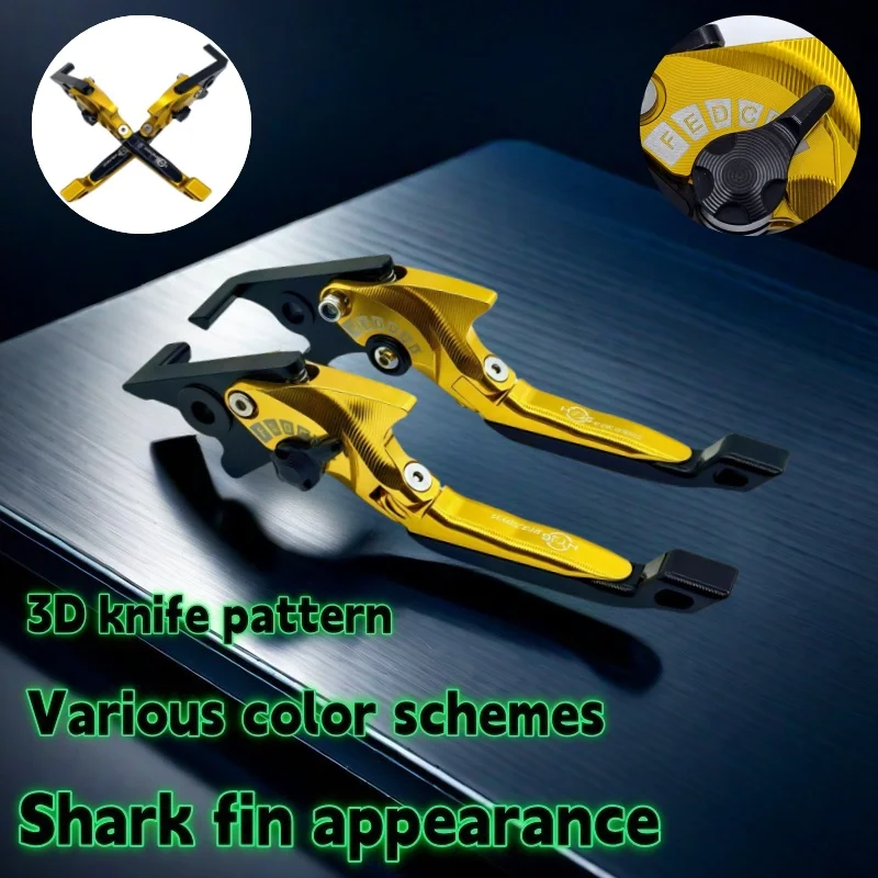 

For SUZUKI SFV650 GLADIUS 2009-2015 SV650/X 2016-2020 Motorcycle Parts 3D Brake Lever Set Foldable Adjustable Handle Levers