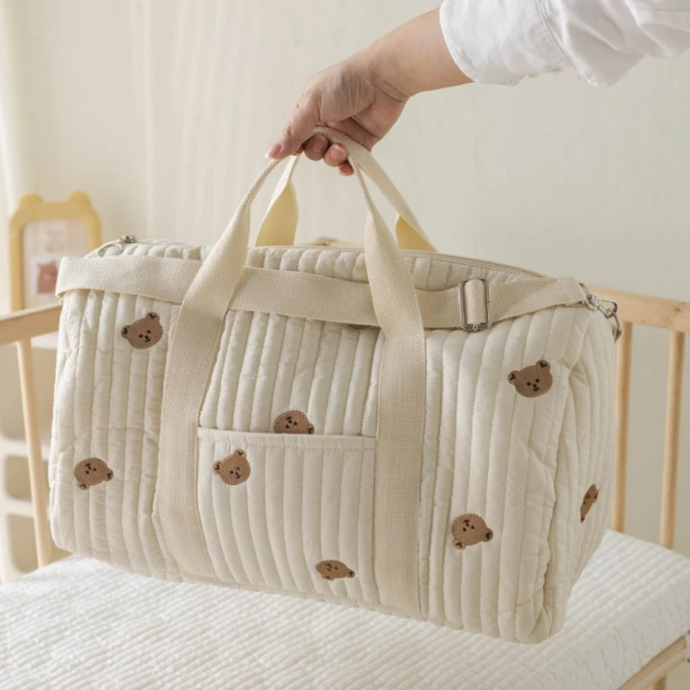 Large Capacity Multifunctional Mommy Bag Waterproof Maternity Diaper Bag Organizer with Insulated Pocket for Travel & Daily Use