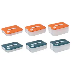 Dumpling Box Bins with Handle Dumpling Organizer Food Storage Containers for Fridge