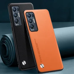 Luxury Leather Case For OPPO Reno 5 Pro Plus Find X3 Neo X3 Lite Back Cover Silicone Phone Case For OPPO Reno 5 5G Reno5 Pro