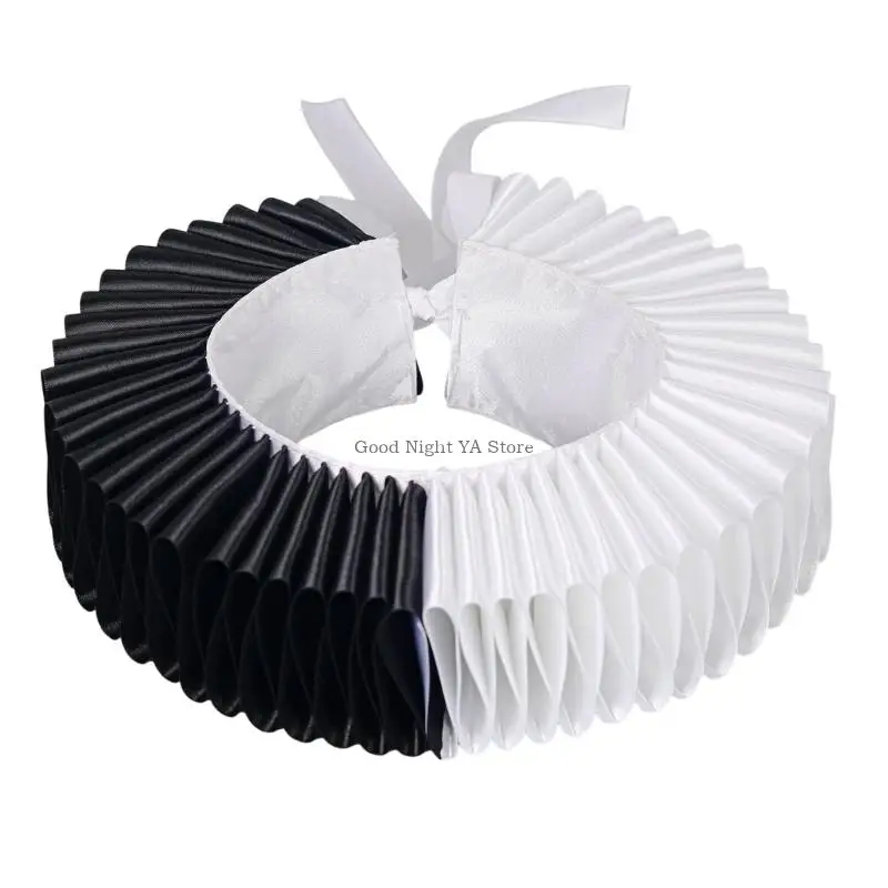 إكسسوار أزياء المهرج بياقة صناعية وياقة روف مزخرفة لمناسبات ذات طابع نسائي #1