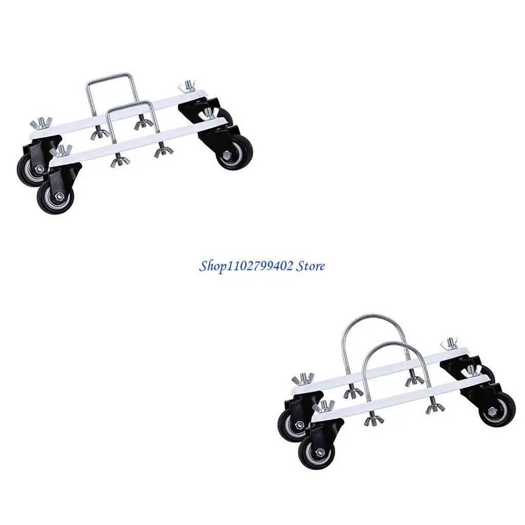 547F 2Pcs Radiator Electric Heater Mobile Bracket 360 Degree Directional Wheel Stand Universals Wheel Base Bracket Enduring