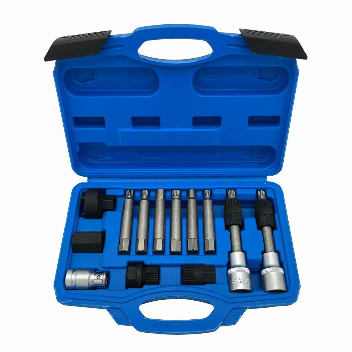 

Car disassembly generator free wheel pulley disassembly 13 pieces/set engine automatic tool kit car belt disassembly wrench tool