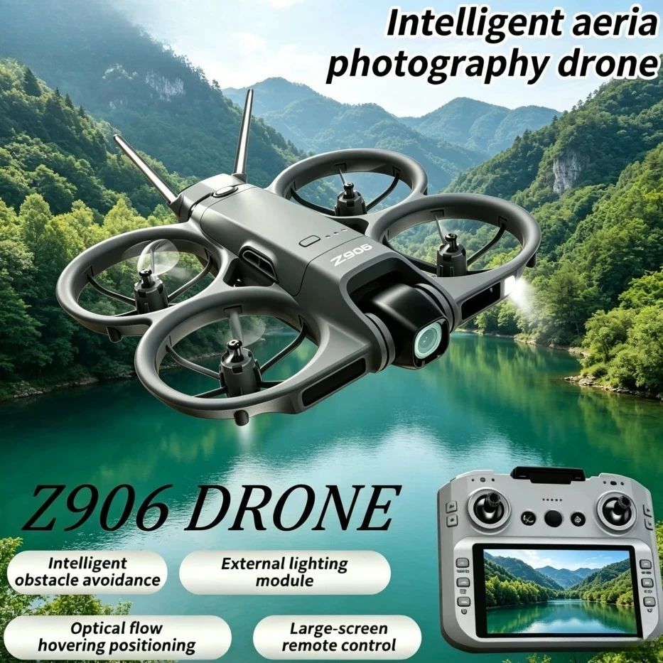 Original Z906 Drone 8KHD Camera 6Axis Gyro 4Side Induction Obstacle Avoidance Optical Flow Positioning Hover Smart RC Quadcopter