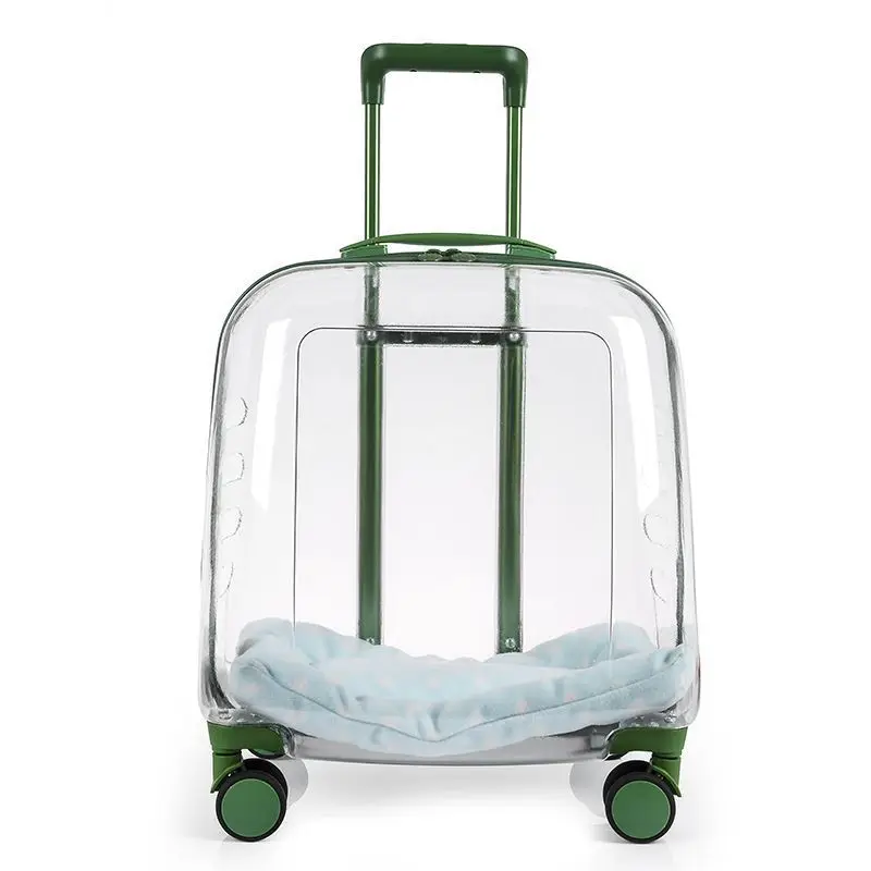 

Cats and dogs pets color leisure travel lightweight trolley universal wheel suitcase