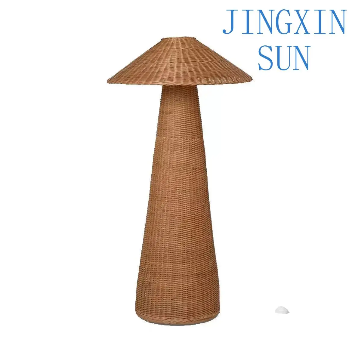 Rattan Creative Mushroom Desk Lamp Indonesian Weaving, Homestay Ambient Light