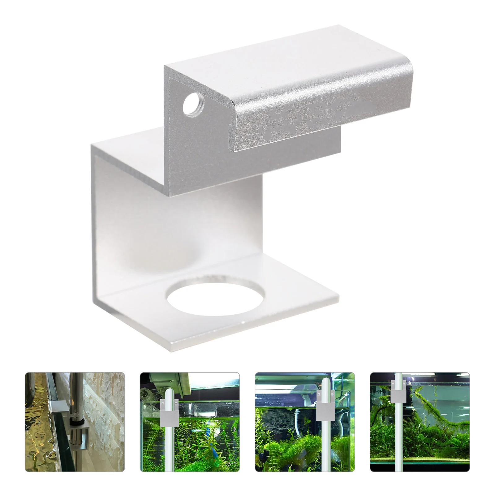 

Aquarium Water Clamp Stainless Steel Fixing Clip Tank Hose Holder Fish Tank Accessories Durable Tube Holder Water Inlet Outlet