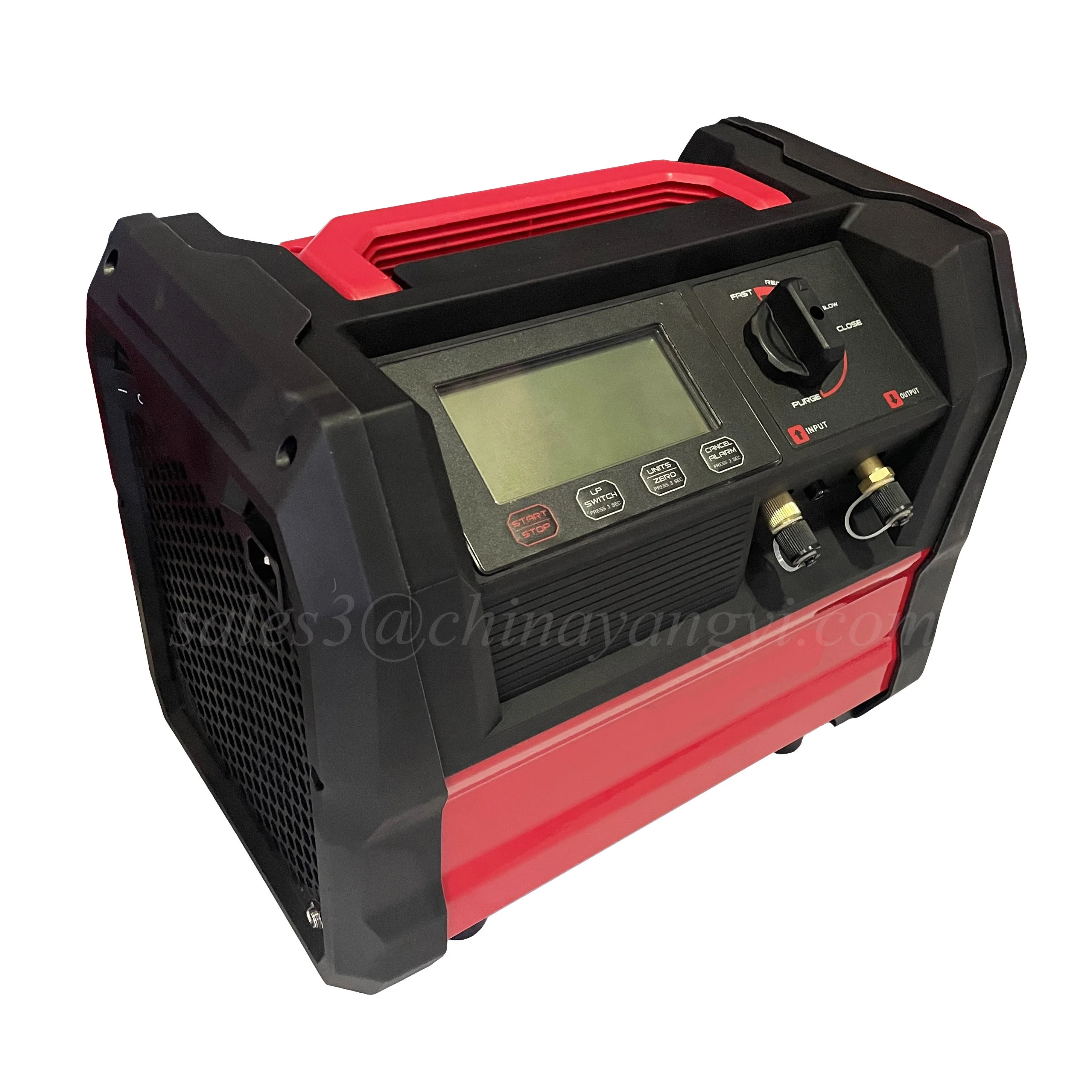 Digital Brushless DC Twin Cylinder 1HP Refrigerant Recovery Unit/Machine for HVAC Other Refrigerants R32, 1234yf