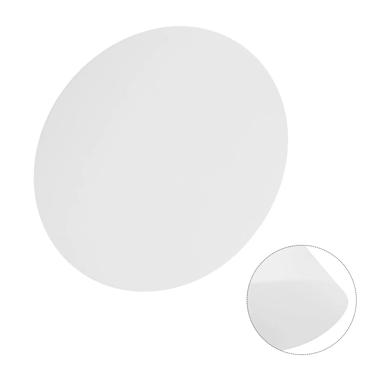 

Round Lampshade 12.6" Diameter 1Mm Thick Acrylic Diffuser Sheet For Ceiling Light Fixtures Downlight Cover Replacement Bedroom