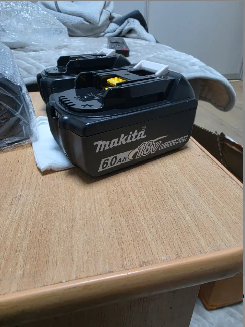 100% 18V Origina Makita 6.0ah Power Tools Li-ion Rechargeable LXT battery，for BL1860B BL1850 BL1840 18V with Power Tools