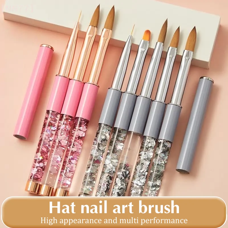 ปากกาเล็บแปรง Liquid Sand Rod คุณภาพเล็บแปรงวาดเล็บออกแบบเริ่มต้นเล็บเครื่องมือ