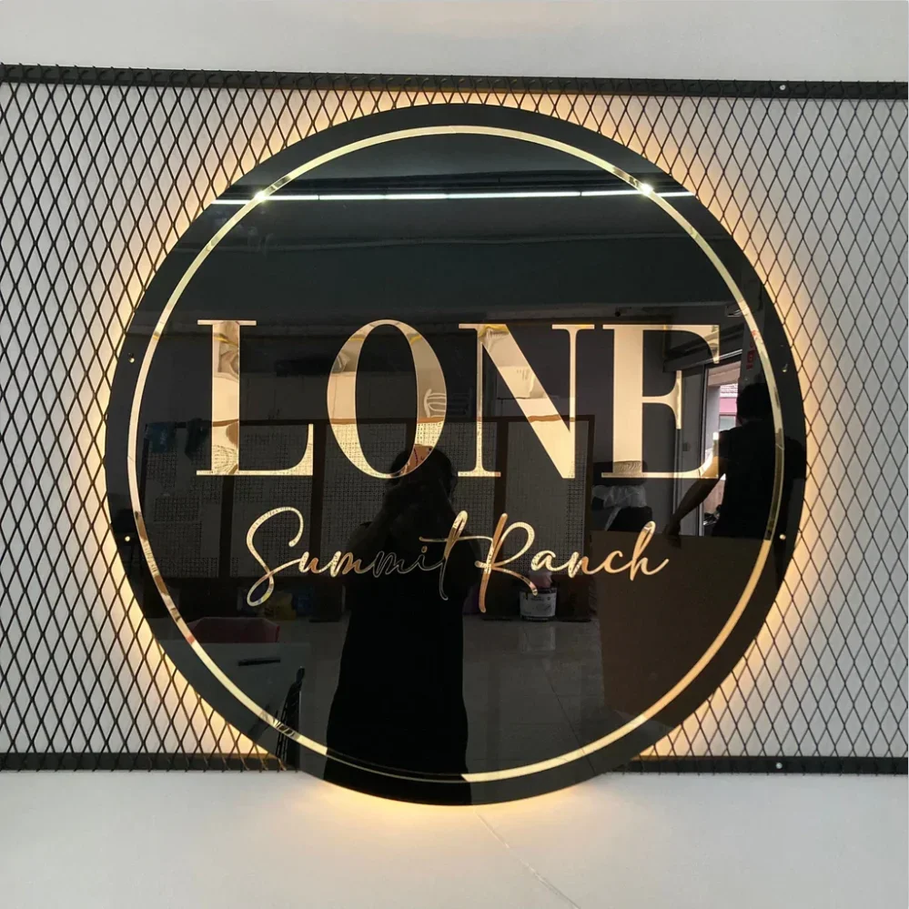 

Custom Acrylic Business Logo Neon Lights Hair Studio 3D Sign Wall Personalised Sign Business Office Logo Beauty Salon Plaques