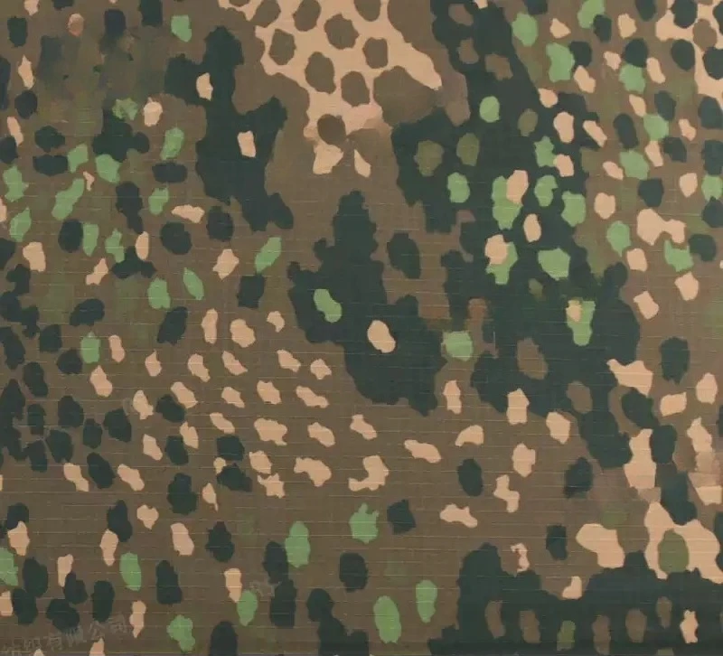 NYCO Ripstop Fabric German Pea Dot Camo Breathable Tear Resistant Cloth for Uniform Workwear Garment Making DIY Material