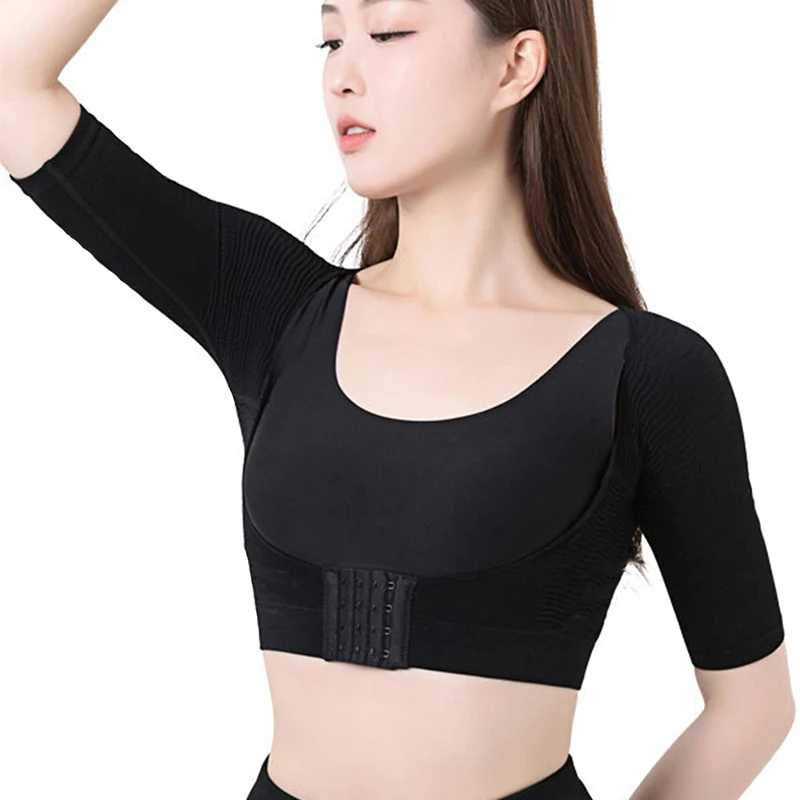 Posture Corrective Shaperwear Women Bust Push Up Body Shaper Seamless Arm Slimming Underwear Tops