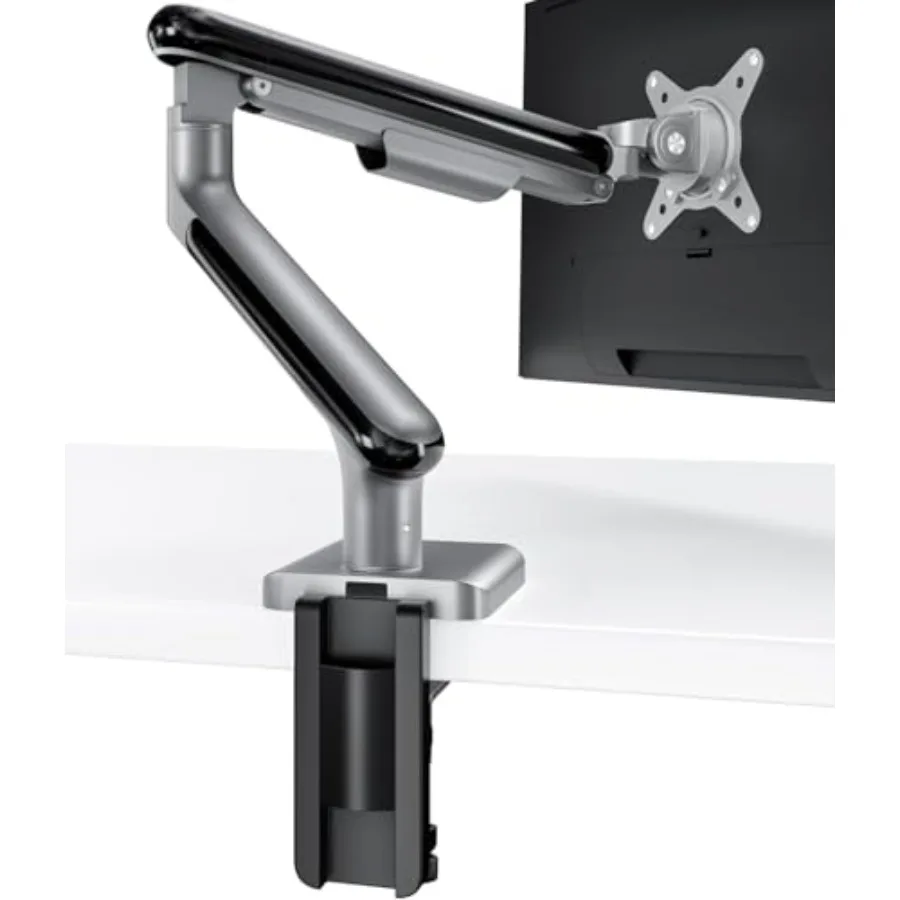 Monitor Mount for Large Screens up to 34 8kg Steel Construction Black 360 Rotation Height Adjustable Sturdy Ergonomic Design Fi