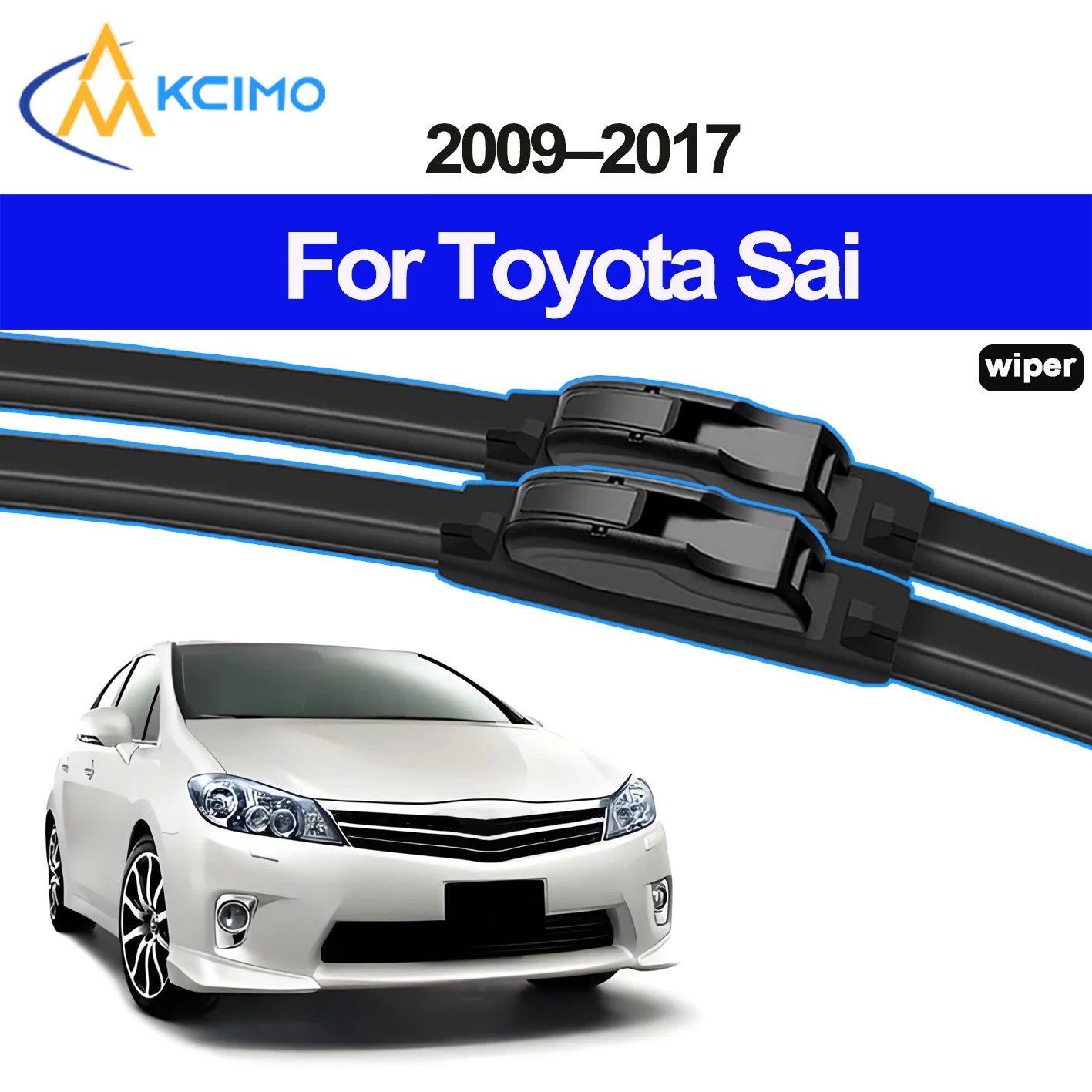 

2PCS New Front Windshield Wiper Blade for Toyota Sai AZK10 2009-2017 Front Windshield Auto Wipers Blade Accessories 2017 2016