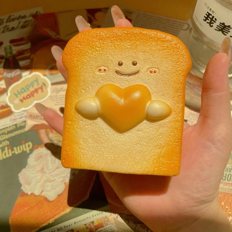 Squeeze Release Tool Super Wet Soft Tiger Oil Toast Bread Squeeze Squishy Decompression Slow Rebound Hand Relax Venting Gift