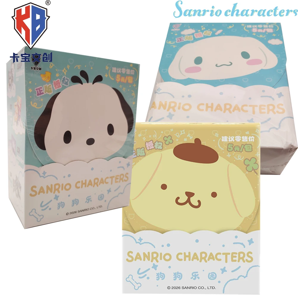 

Новые официальные коллекционные карточки с персонажами Sanrio от Kabao для детей: изысканные креативные карточки с известными популярными мультяшными персонажами, подарки для мальчиков и девочек