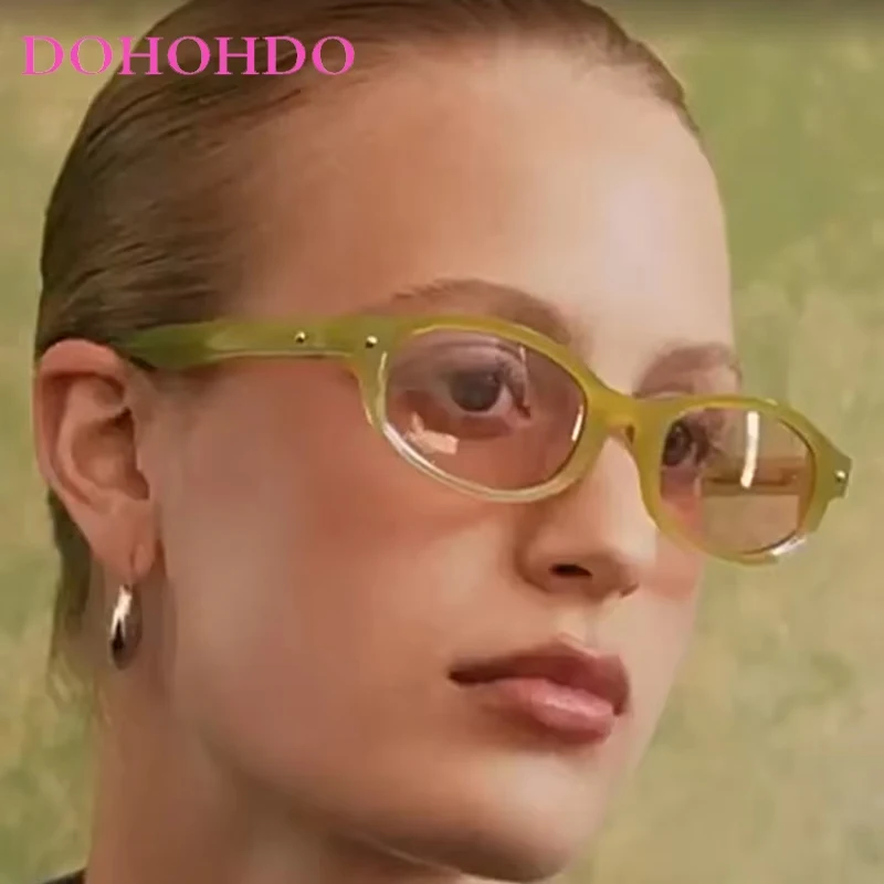 

Retro Small Frame Oval Women Sunglasses Vintage Brand Designer Men Sunglasses Driving Travel Shades UV400 Lentes De Sol Mujer