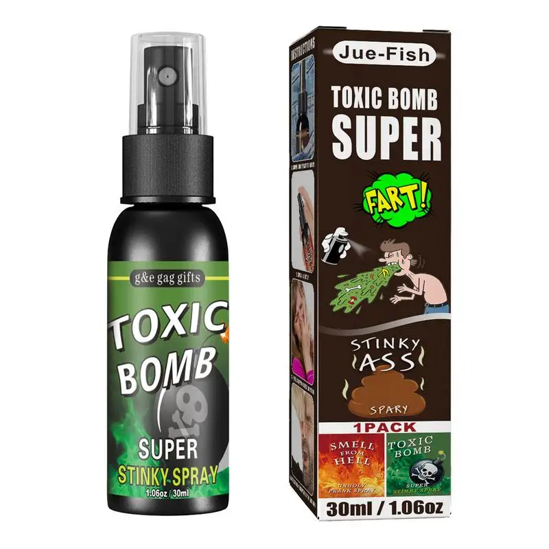 30ml Líquido Fart Gag Prank Toy Para Adultos Ou Crianças Prank Poop Stuff Não Cheiros Tóxicos Como Real Fart Extra Strong Stink Spray