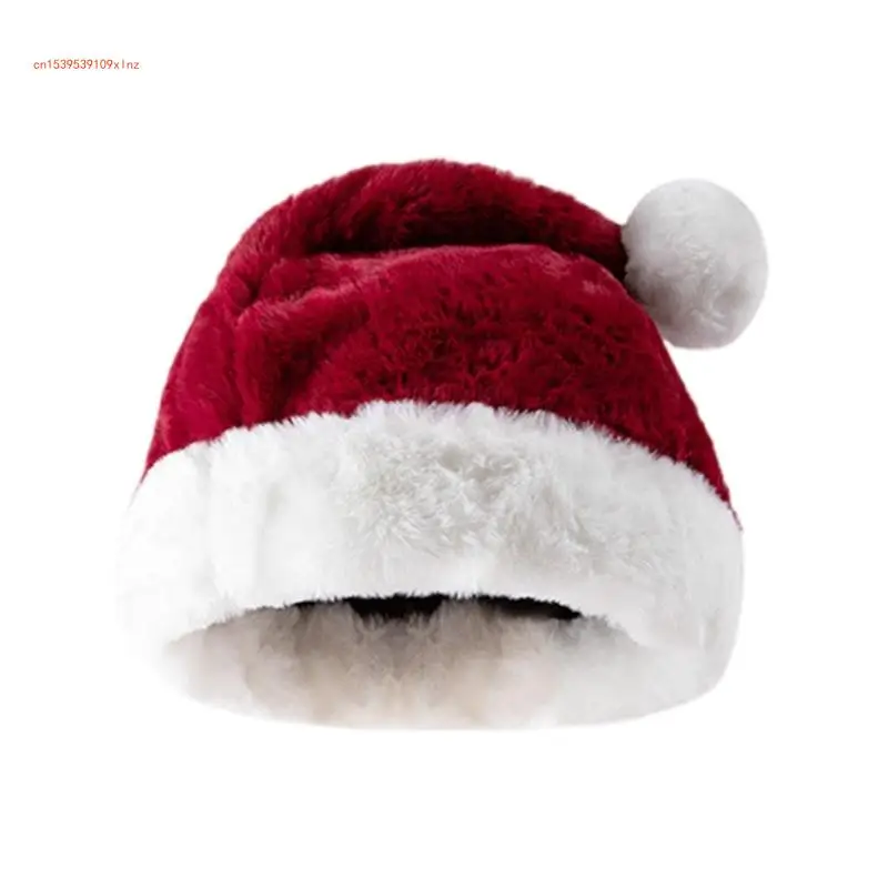 Gorros con bufanda Gorro navideño Papá Noel con blanca para fiesta Navidad Año Nuevo