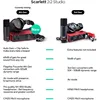 Scarlett 2i2 스튜디오 4 세대 USB 오디오 인터페이스 번들, 송 라이터용 콘덴서 마이크 및 헤드폰 포함 2