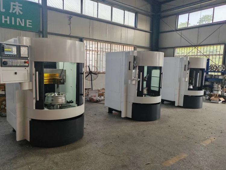 Vertical Fix Rim Machine CKL22Q Mobile Alloy Wheel Repair CNC Lathe