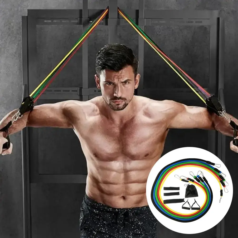 

Многофункциональная эластичная лента для фитнеса, 5 трубок