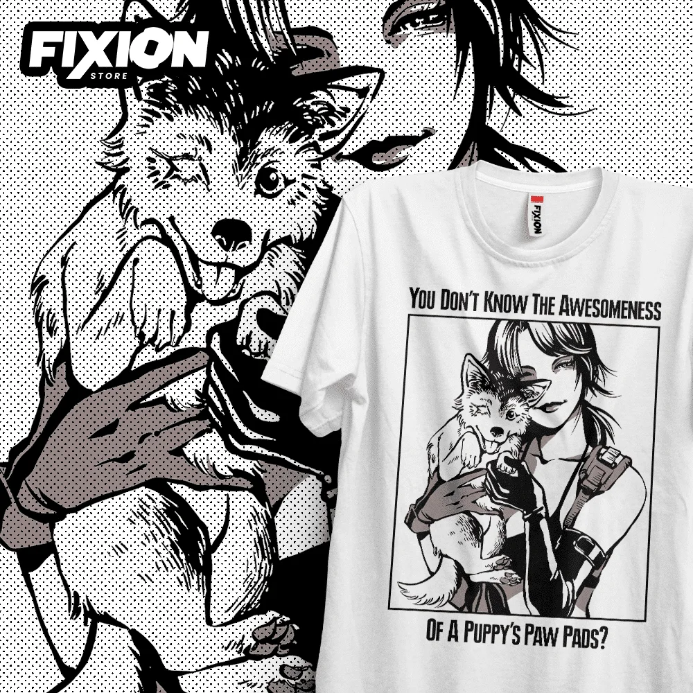 

T-shirt For Anime Gear – Quiet – Abril – [Blanca] Mange Tee