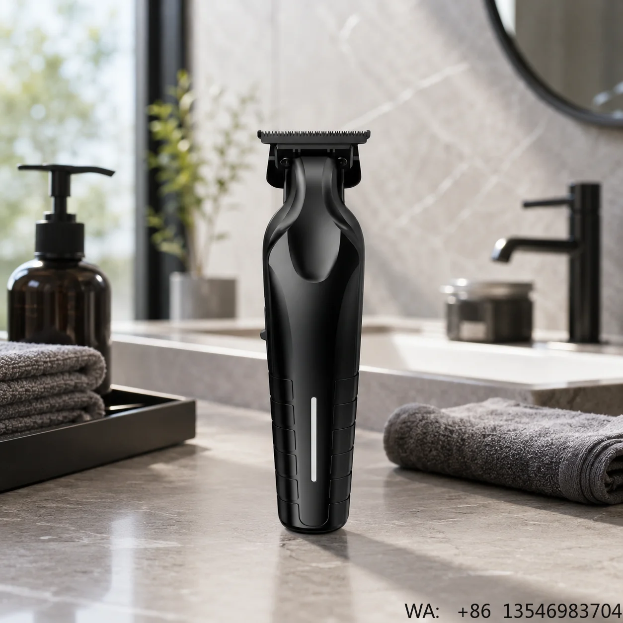 MC-5635 Custom Logo Cordless Rechargeable Electric Hair Trimmer Professional Adjustable Hair Cutting Machine for Men