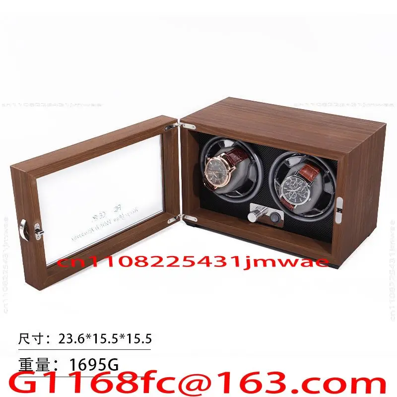Black Walnut Patterned Rocking Bed, Wooden Watch Box That Stops Immediately After Opening The Lid, Dual Position  Rocking