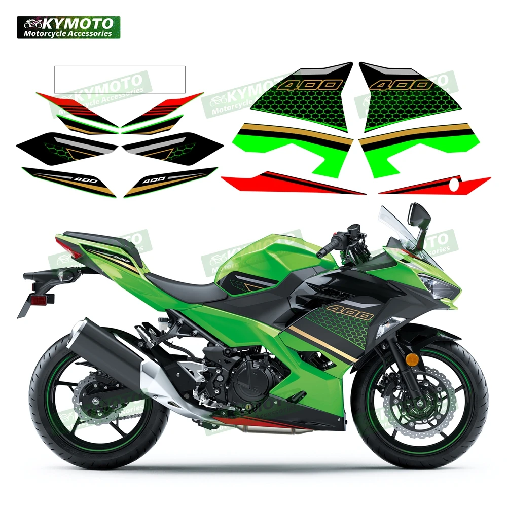 For Ninja400 EX400 Ninja 400 EX 400 motorcycle accessories fairing sticker body protection reflective full car decal decoration
