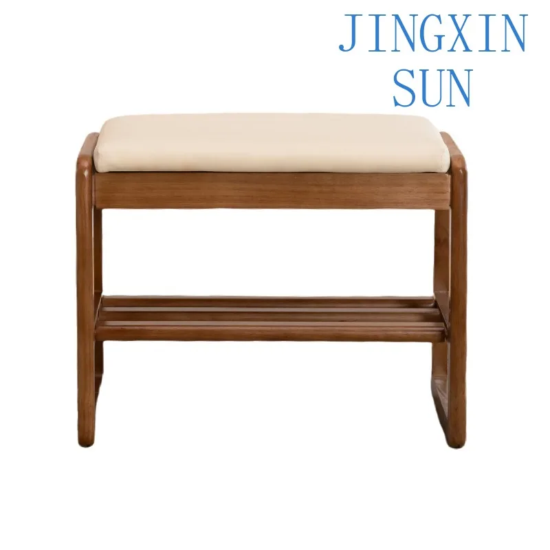 Cross-border Shoe Changing Stool for Home Entrance Nordic Seated Soft Footstool for Shoes Storage Easy Step Up Down Foldable