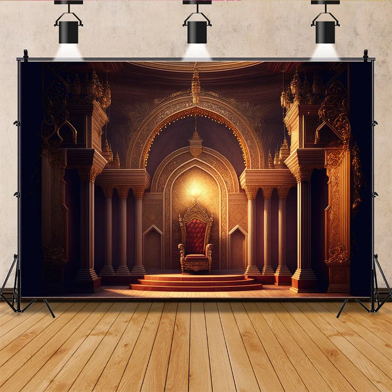 Palace European Style Retro Building Theme Photography Backdrops Props Theater Opera Old Church Photo Studio Background EE-05