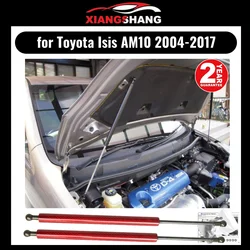 for Toyota Isis AM10 2004-2017 Front Bonnet Hood Modify Gas Struts Carbon Fiber Spring Damper Lift Support Absorber