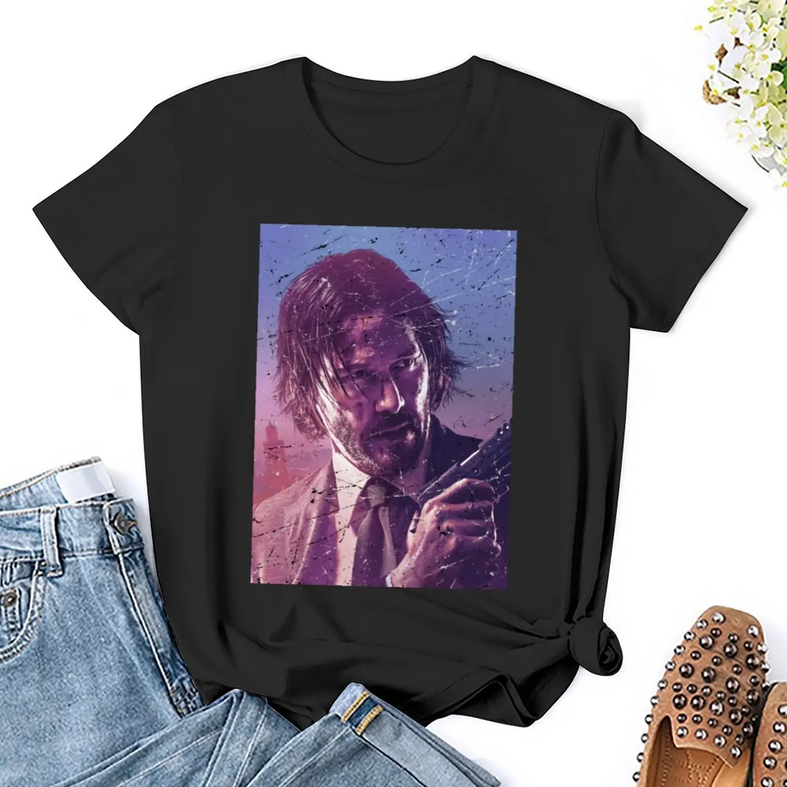 Mr.John Baba Yaga T-Shirt Shirts Grafisch T-Shirts Schattige Kleding T-Shirts Voor Dames