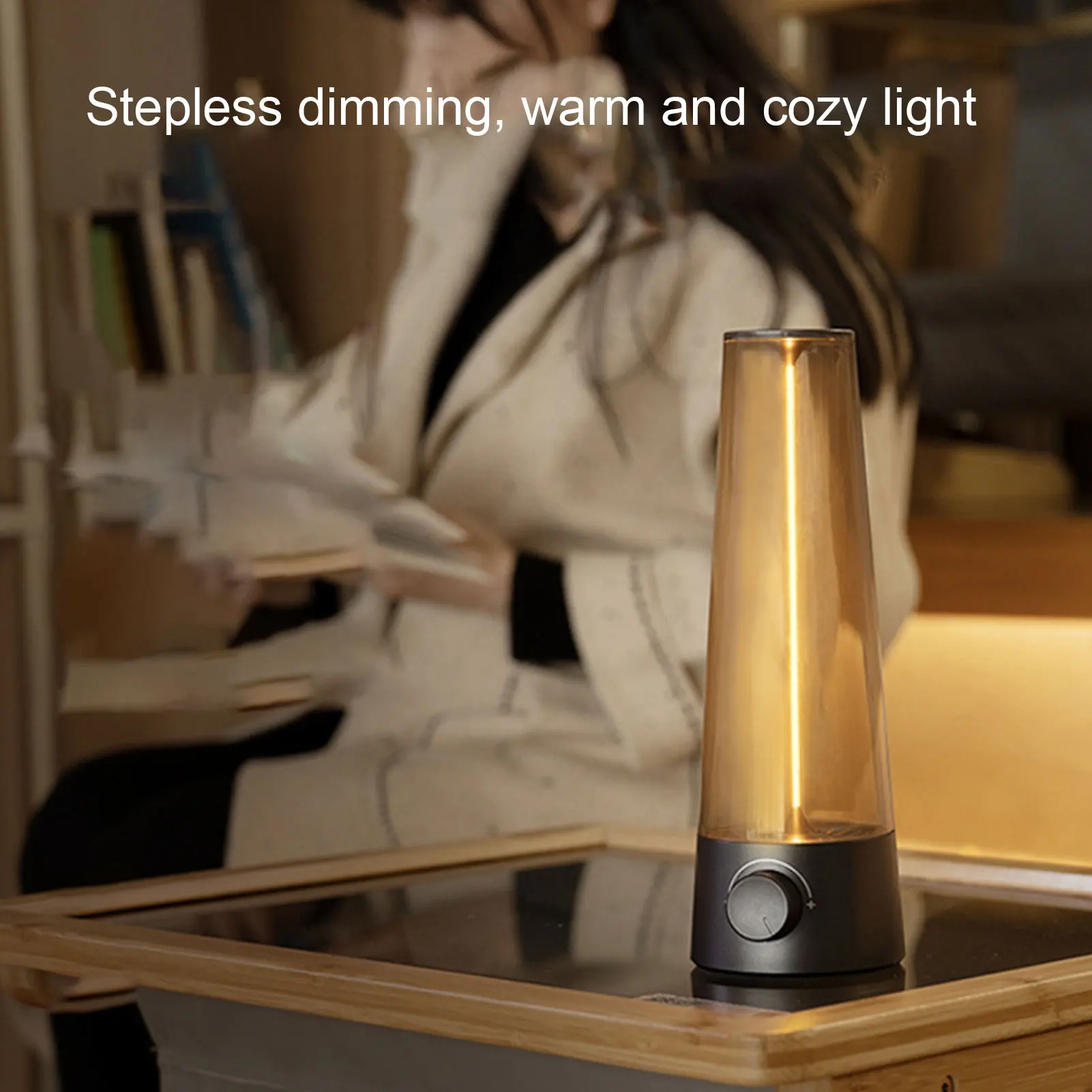 المحمولة اللاسلكي لمبة مكتب خمر ديكور فريد 2200K درجة حرارة اللون المحمولة اللاسلكي الجدول مصباح 200-240lm للحزب #4