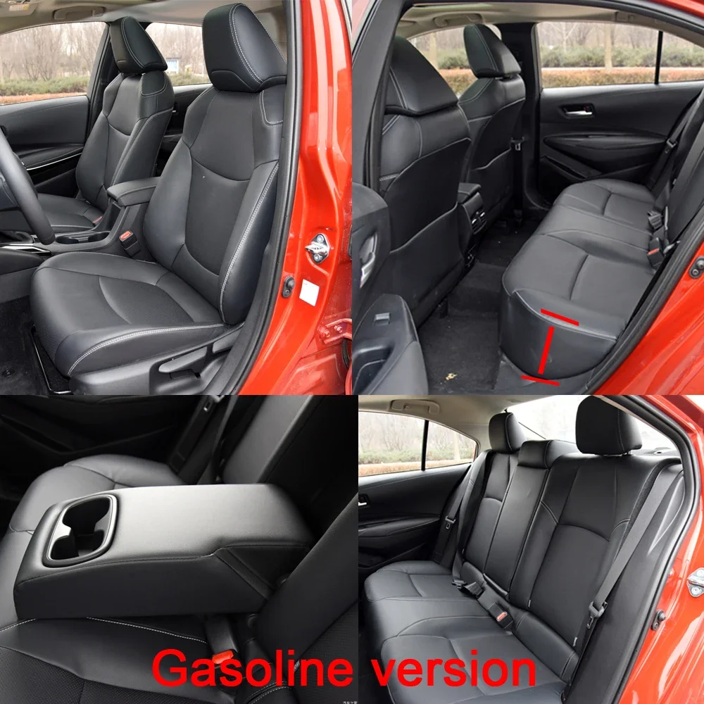 Spezielle Autositzbezüge für Toyota Corolla 2019 2020 2021, wasserdichtes PU-Leder, Autositz-Schutzbezug, Zubehör – Detail 2
