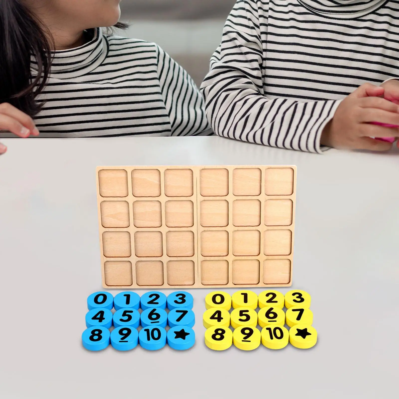 Number Game Number Math Toys Brain Teaser Development Activity Early Learning Board Game for Age 3 4 5 6 Boys Girls Children