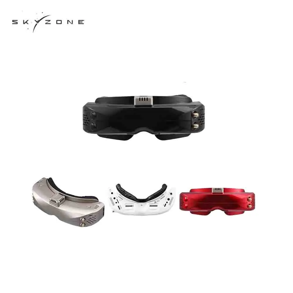 

Очки FPV SKYZONE SKY04X PRO 1920X1080 OLED 5.8G 48CH со Steadyview-приемником, DVR, отслеживанием головы и вентилятором для гоночных дронов и радиоуправляемых моделей самолетов