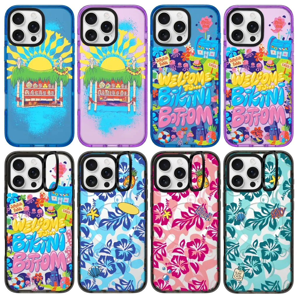 

Cartoon Sea Lens Stand Acrylic Border Magnetic Case: Compatible with IPhone 12 13 14 15 16 Pro Max