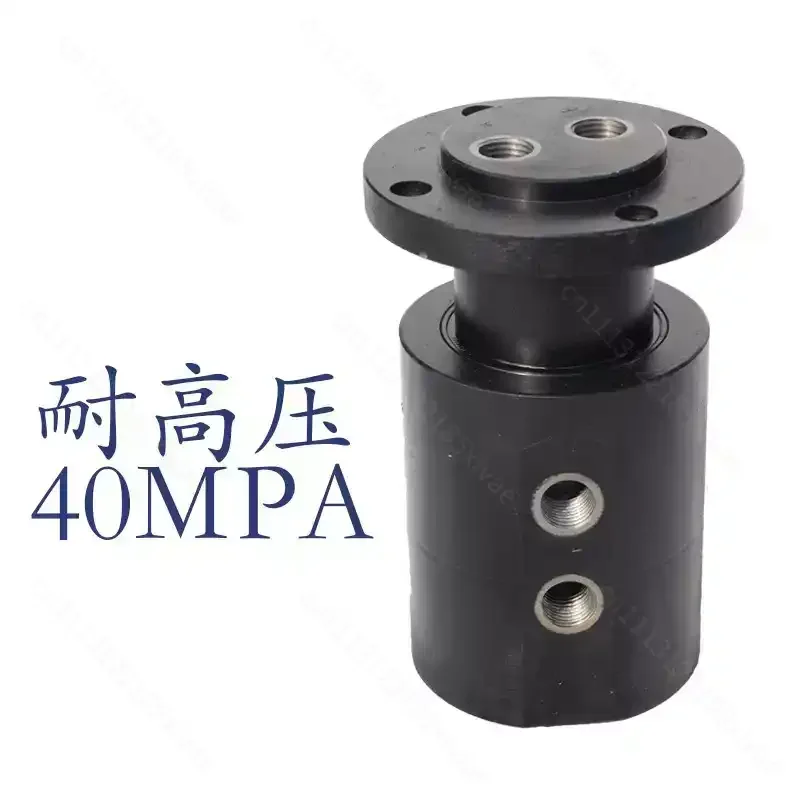 2‑Way Dual‑Channel 360° Rotary Union, Pneumatic Hydraulic Swivel Joint for Industrial Automation Fluid Transmission Rotary